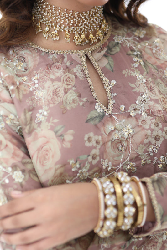 Look 06 | Dusty Rose Embroidered Kurta Set