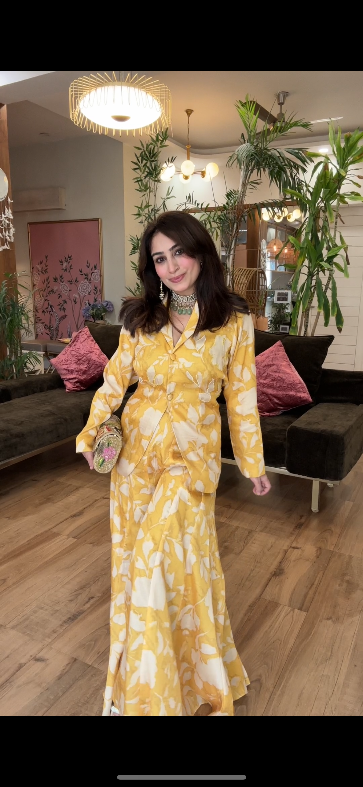 Sharara Blazer Set
