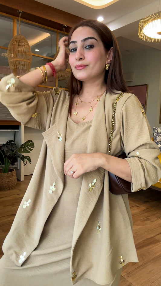 Embellished Jacket Dress