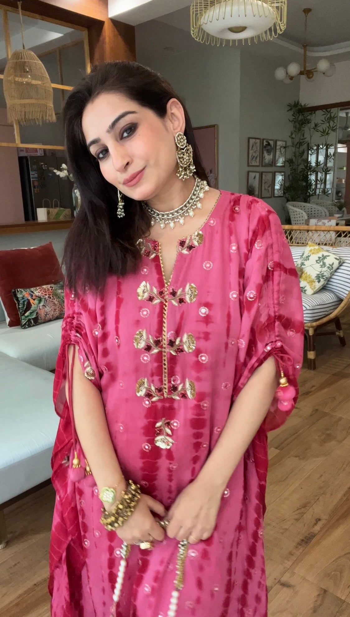 Tie Dye Kurta Set