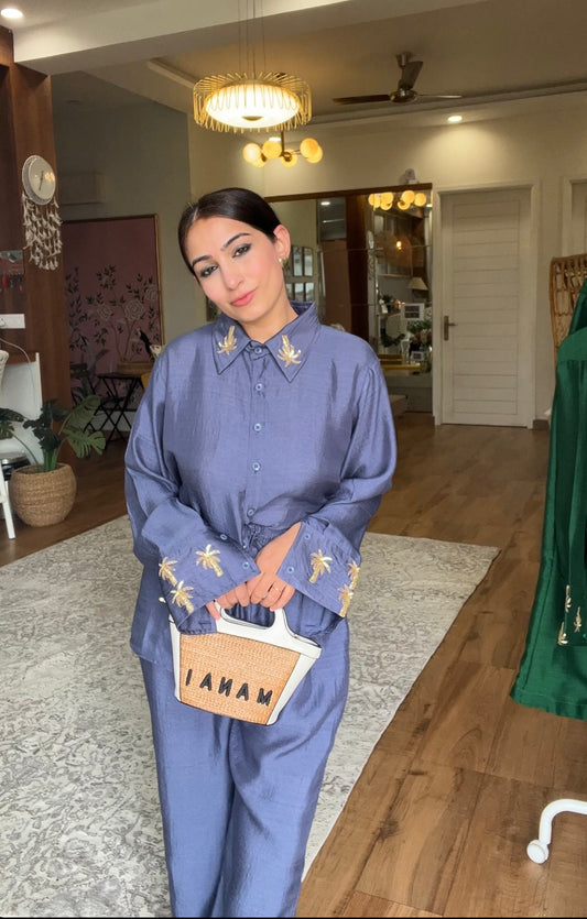 Golden Palm Co-ord Set - 2 Color