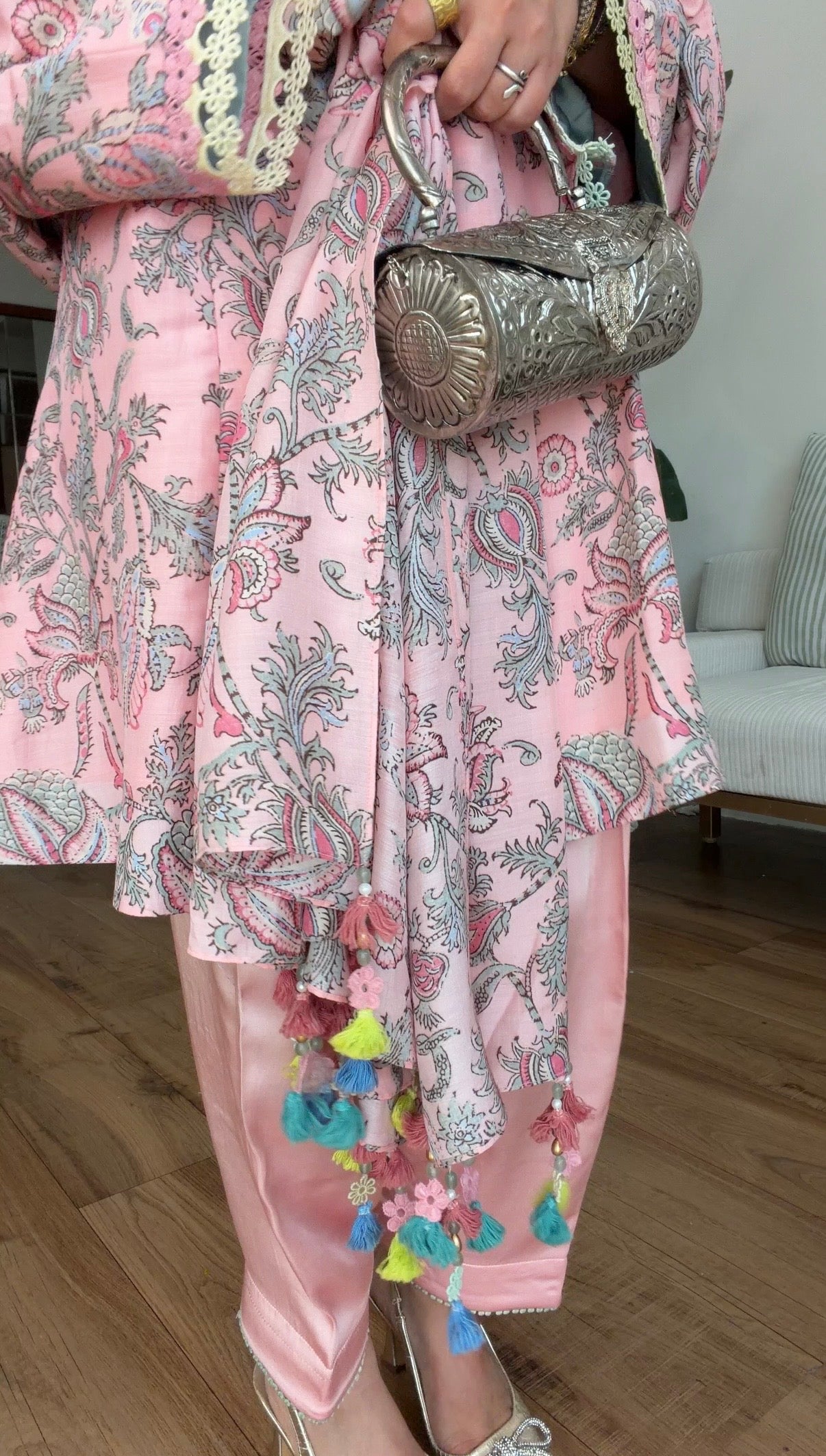 Pink Muslin set