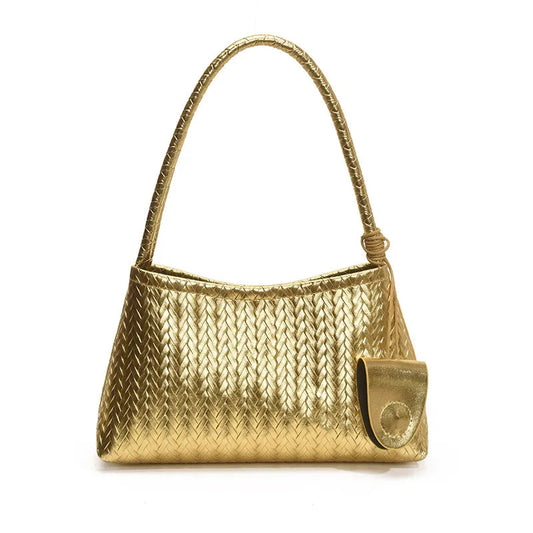Majestic Twine Tote & Purse - Gold