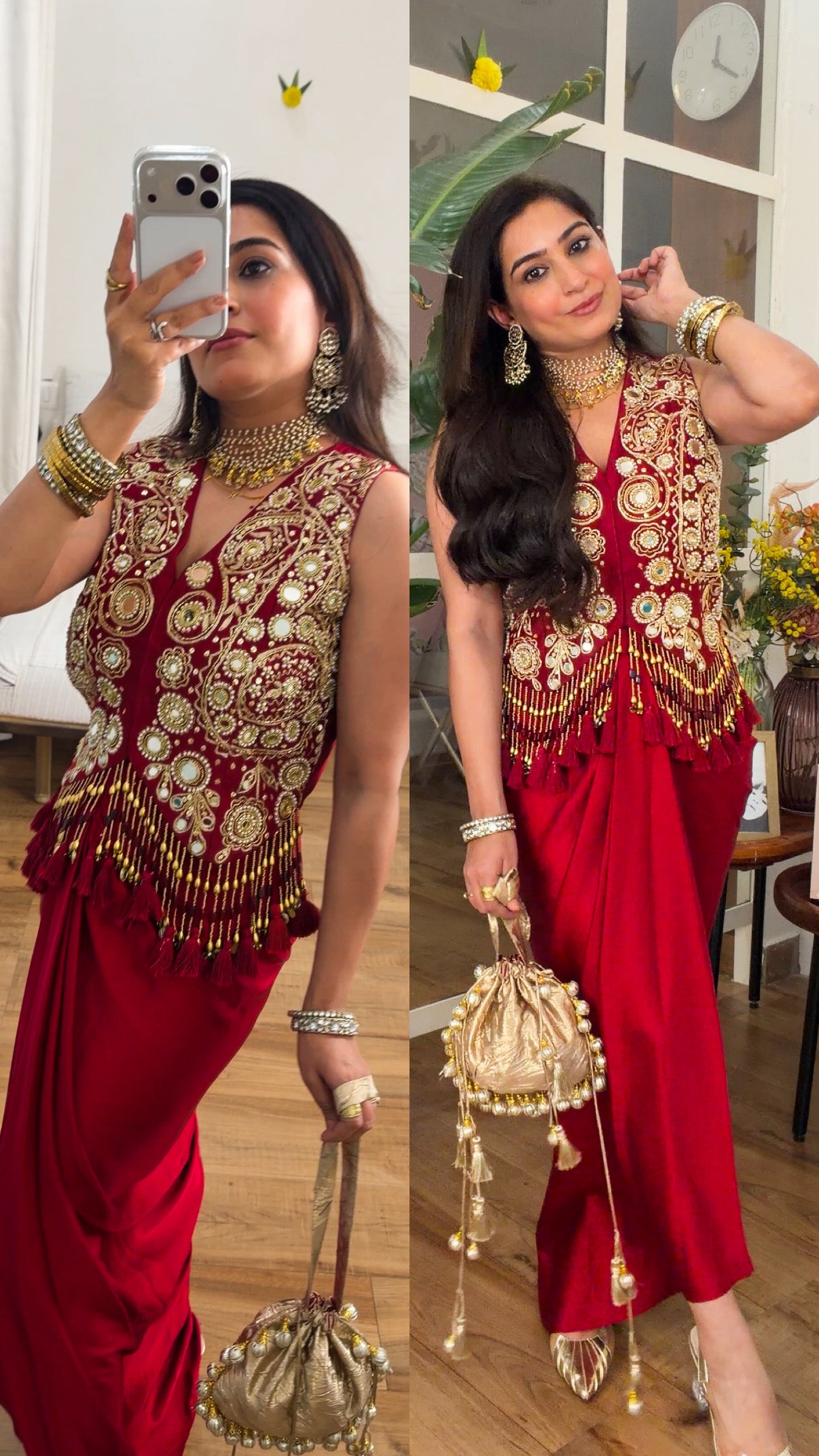 Mirror Drape set