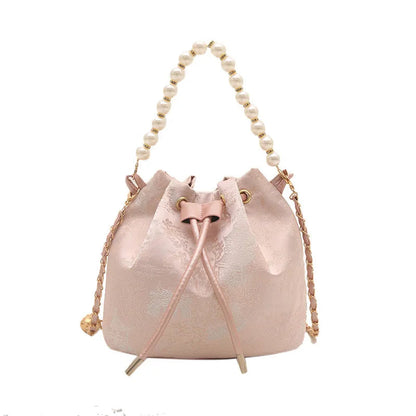 Blush Brocade Drawstring