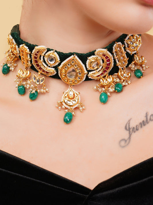 Velvet Bloom Choker