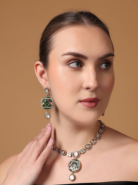 Emerald Blush Necklace Set