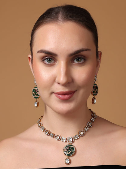 Emerald Blush Necklace Set