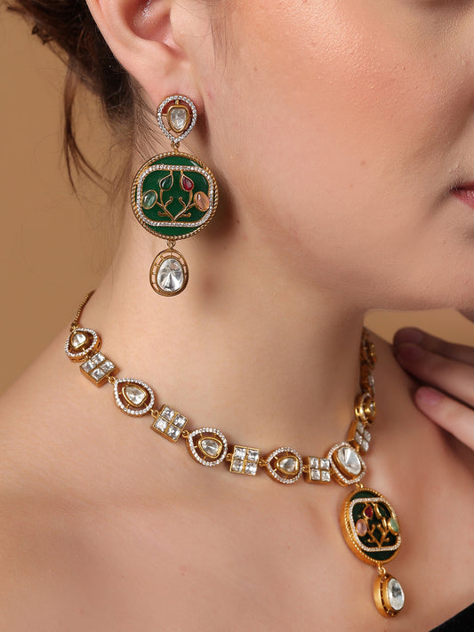 Emerald Blush Necklace Set