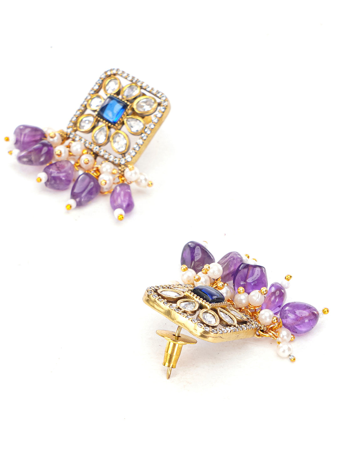 Royal Amethyst Elephant Necklace Set