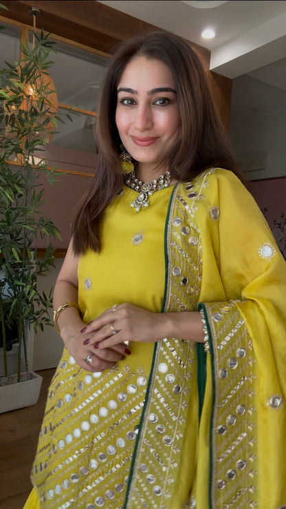 Mirror Work Sharara Set