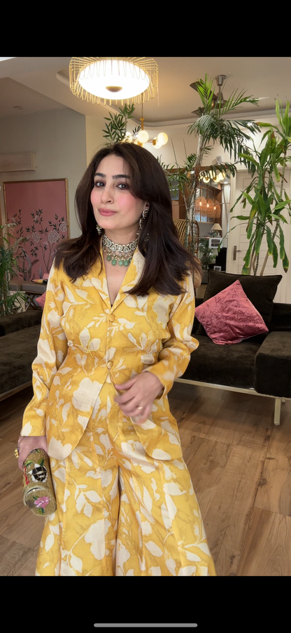 Sharara Blazer Set