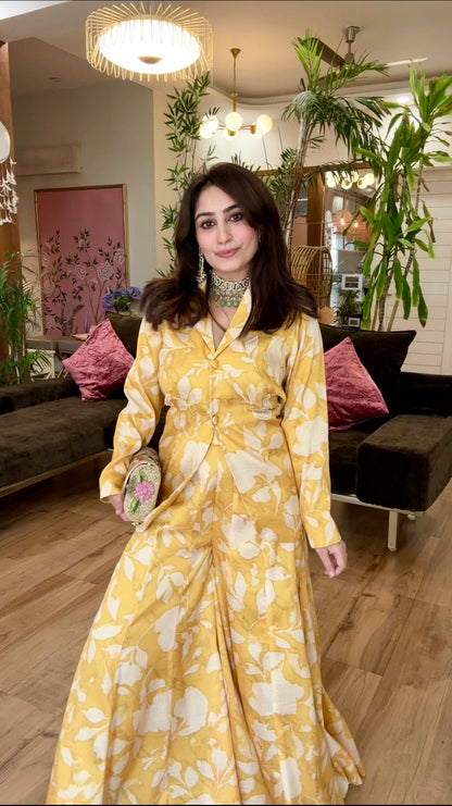 Sharara Blazer Set
