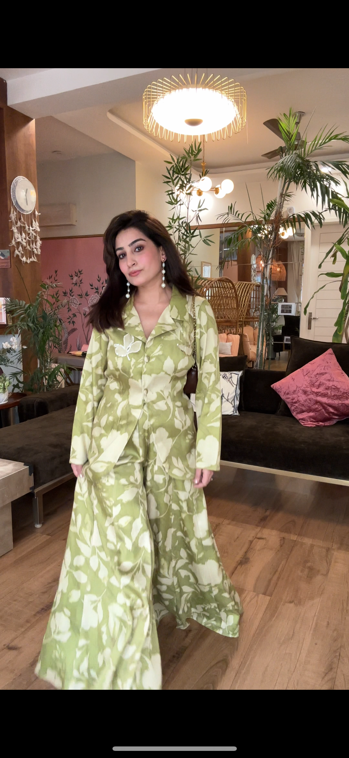 Sharara Blazer Set