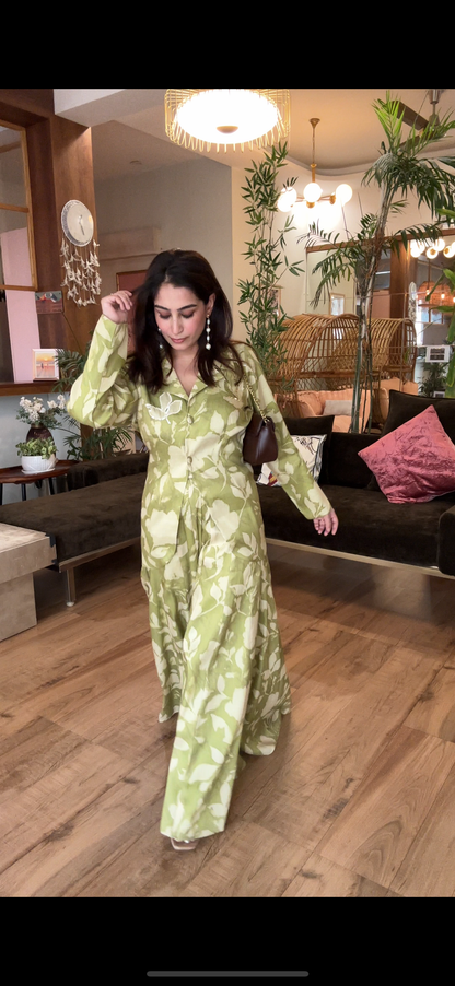 Sharara Blazer Set