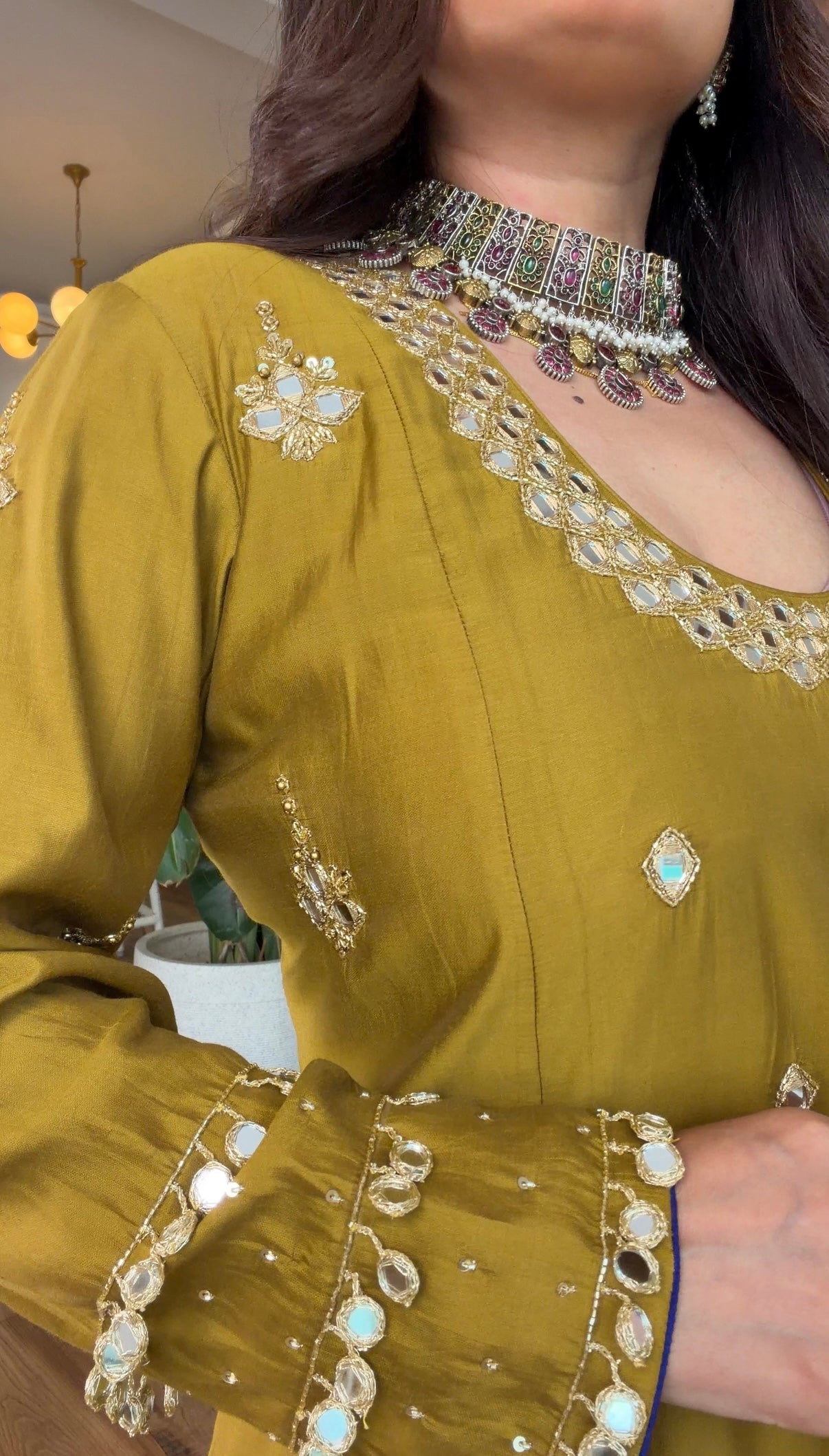 Pure Silk Mirror embroidery set