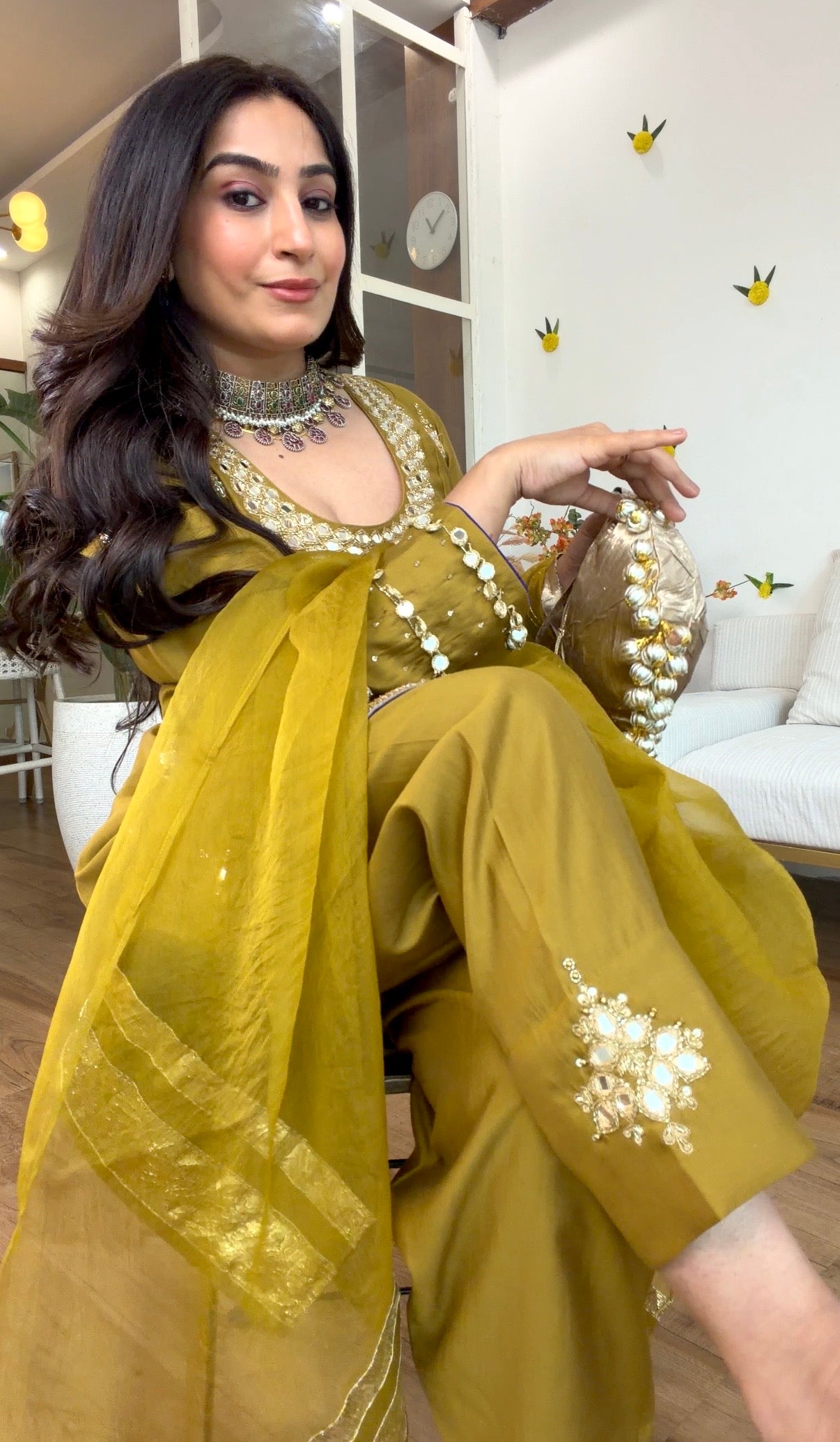 Pure Silk Mirror embroidery set
