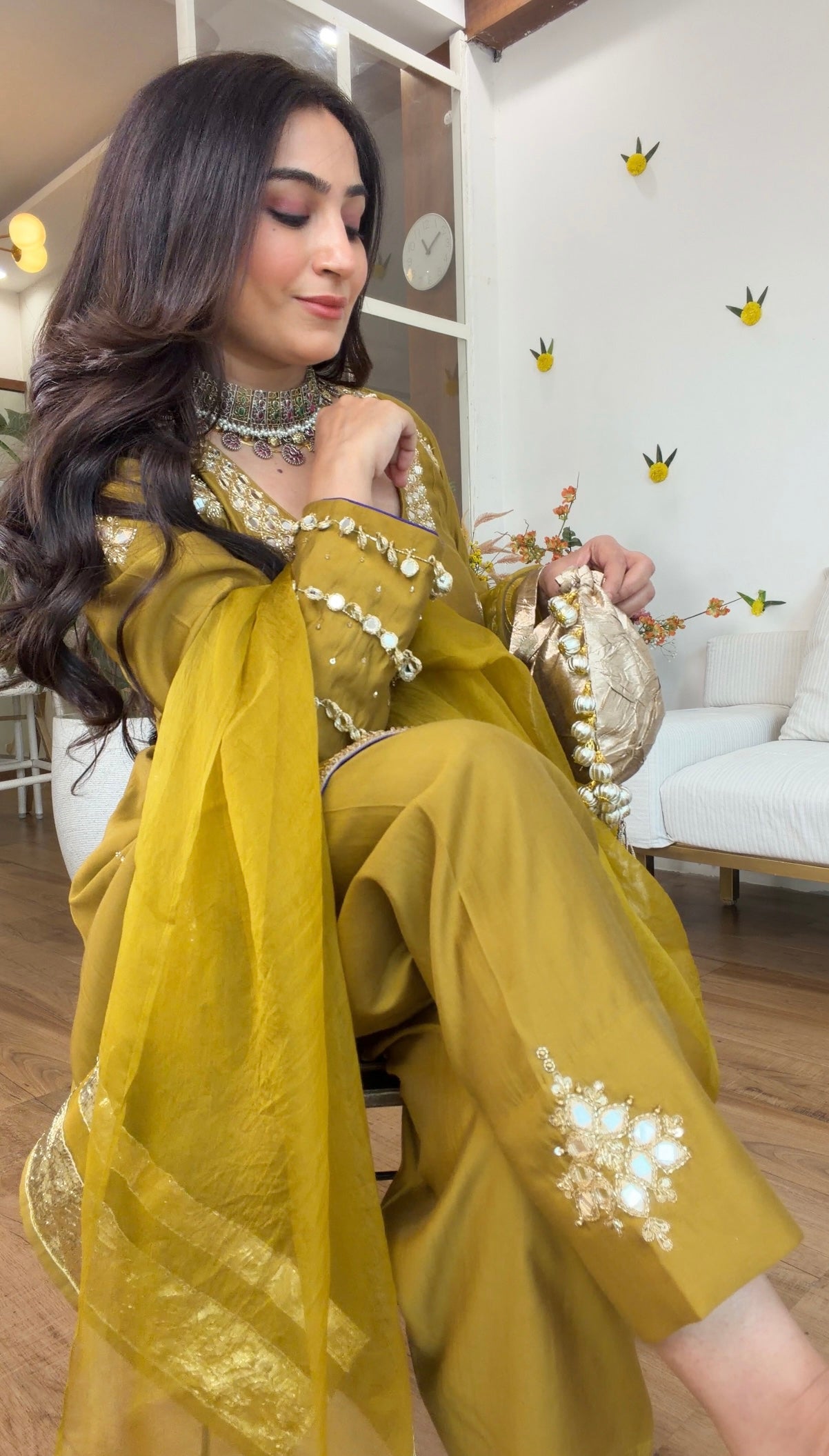 Pure Silk Mirror embroidery set