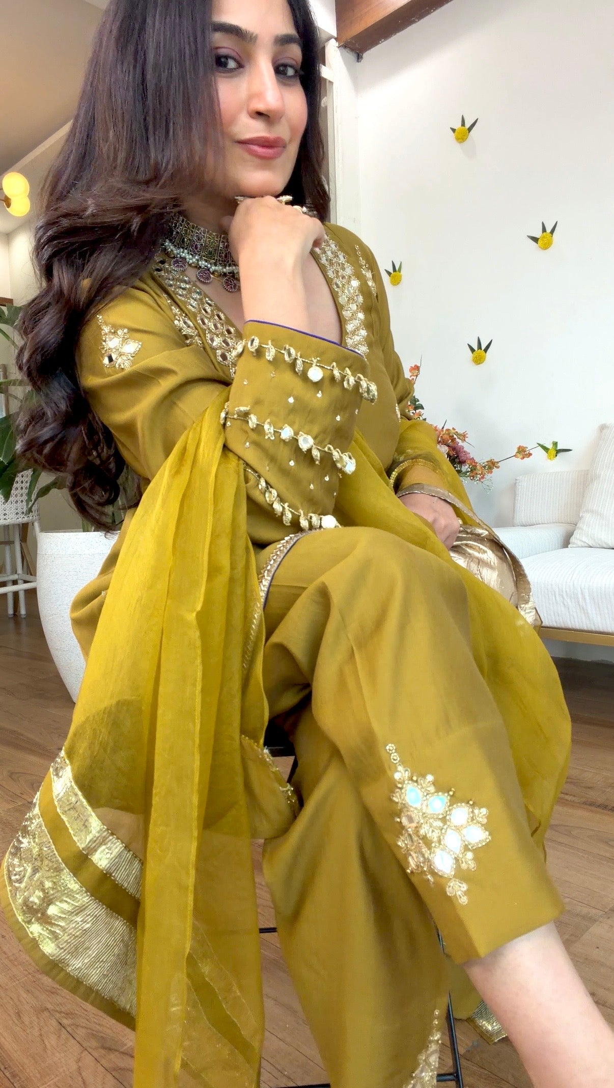 Pure Silk Mirror embroidery set