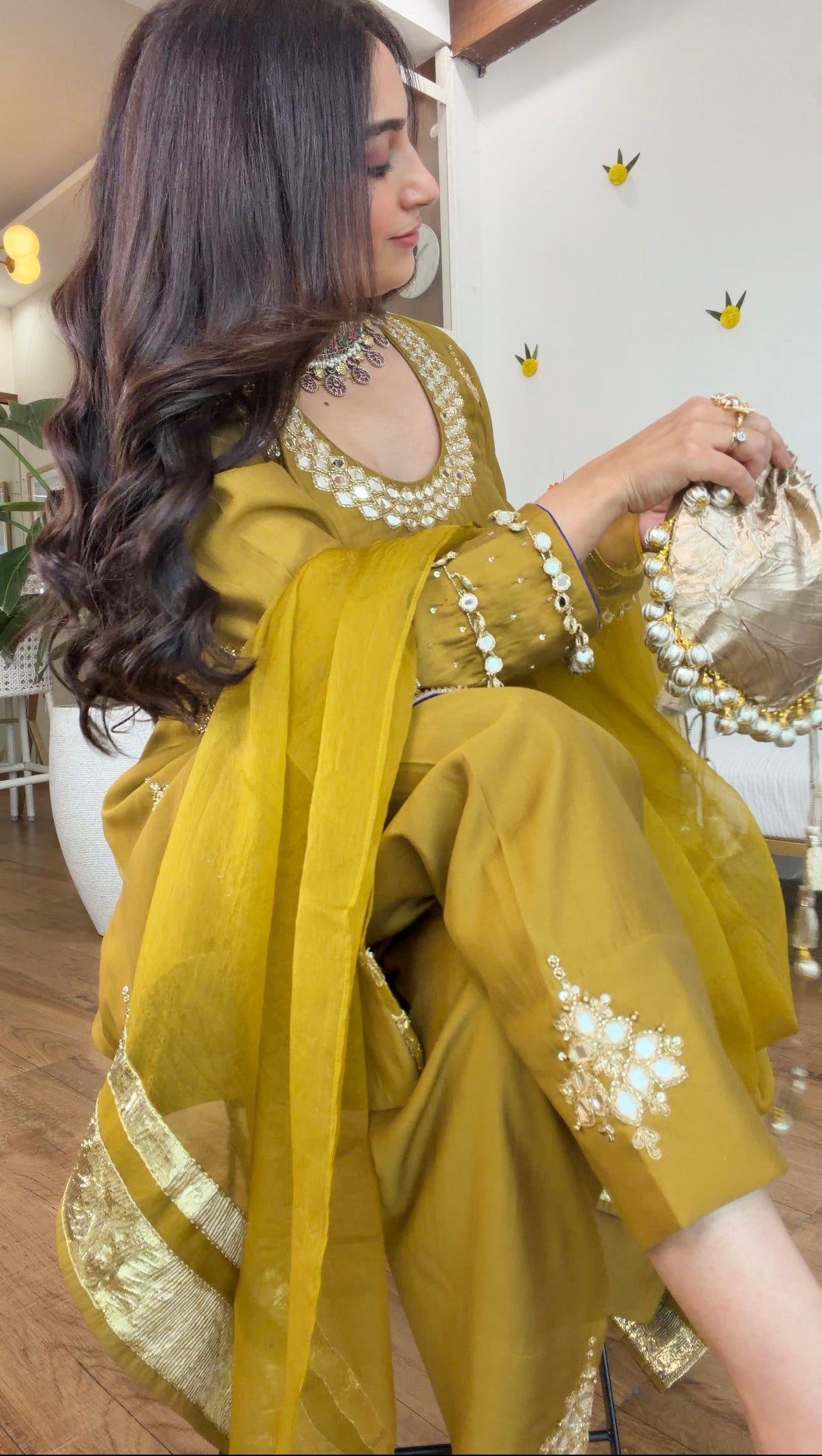Pure Silk Mirror embroidery set