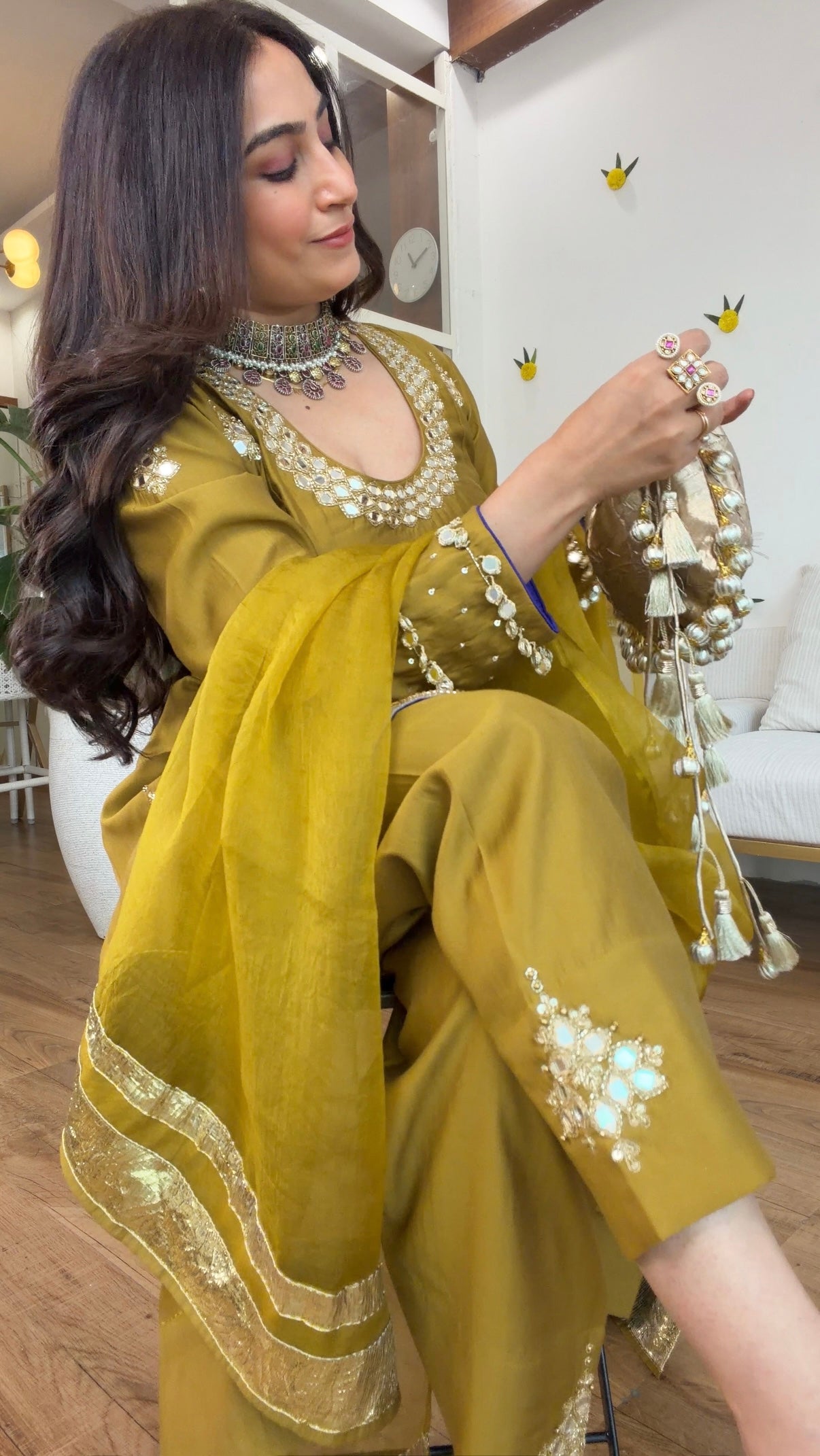 Pure Silk Mirror embroidery set