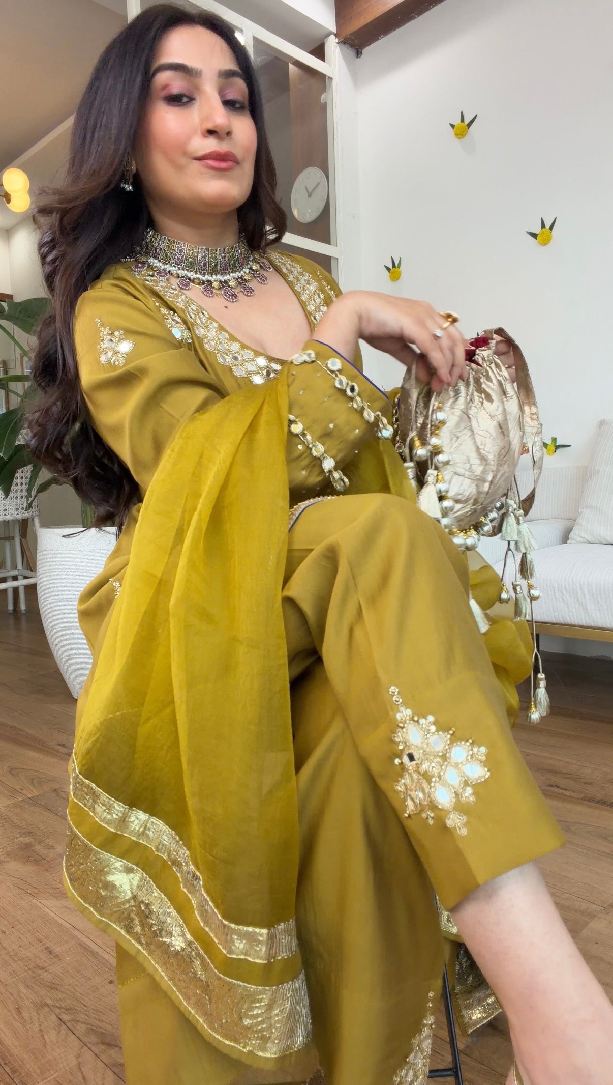Pure Silk Mirror embroidery set