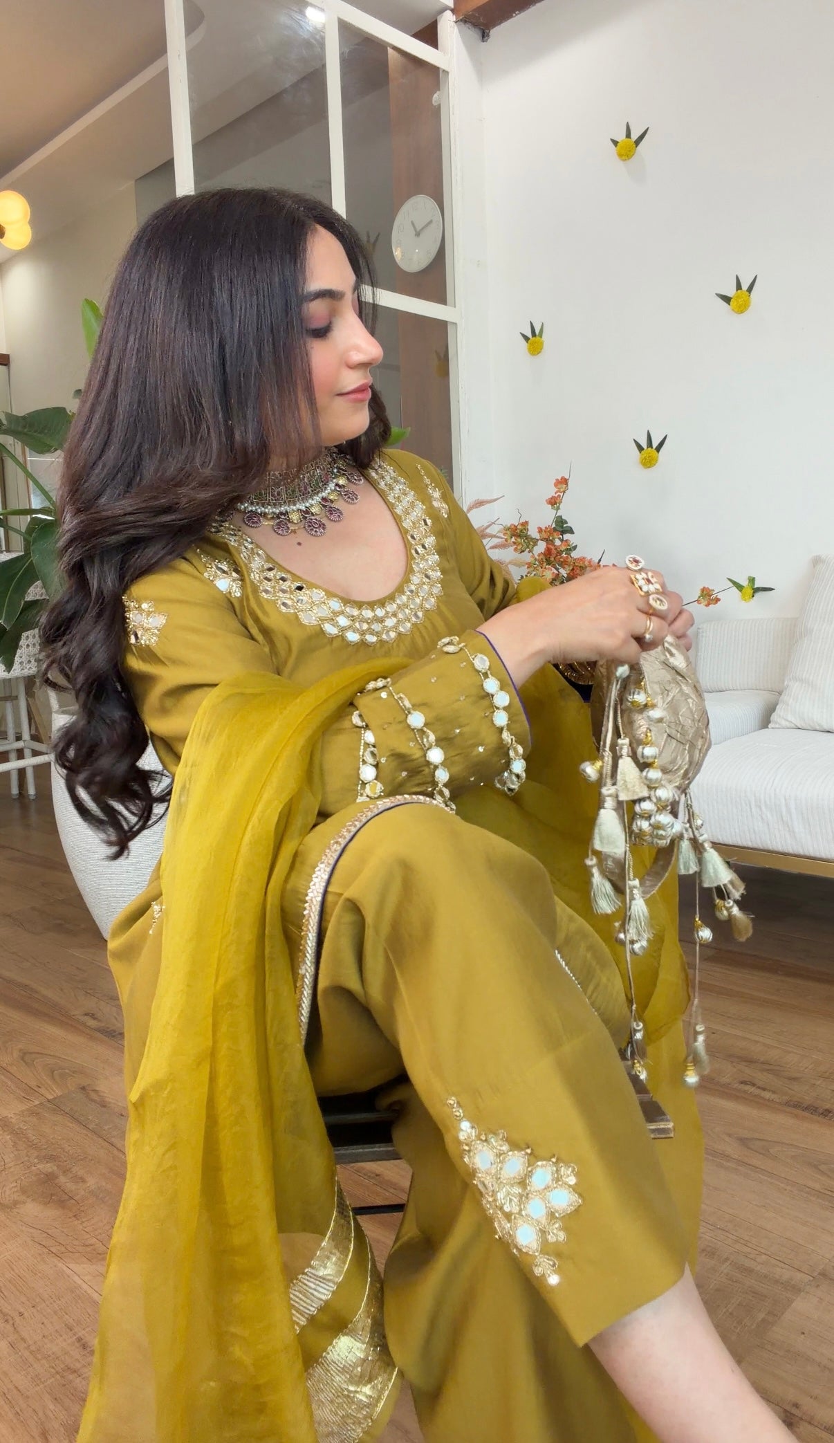 Pure Silk Mirror embroidery set