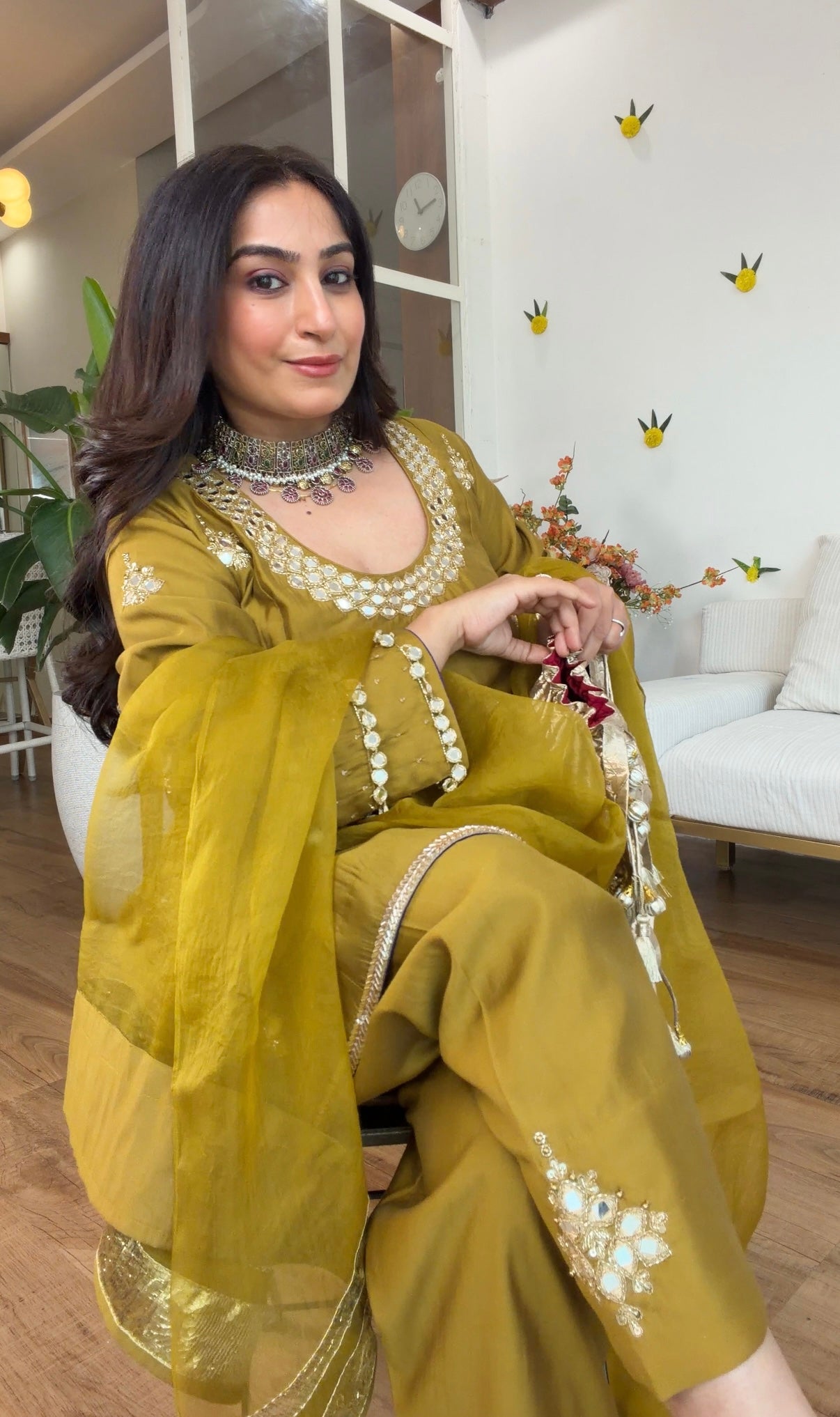 Pure Silk Mirror embroidery set