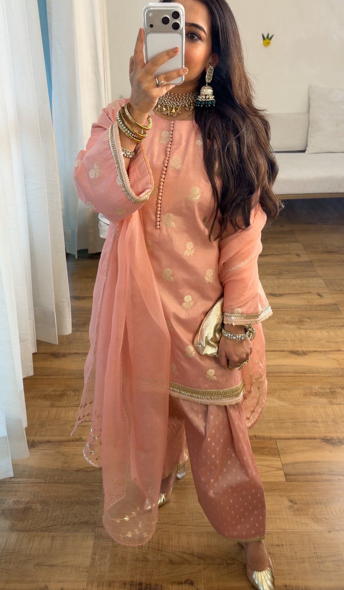 Banarasi tissue silk set