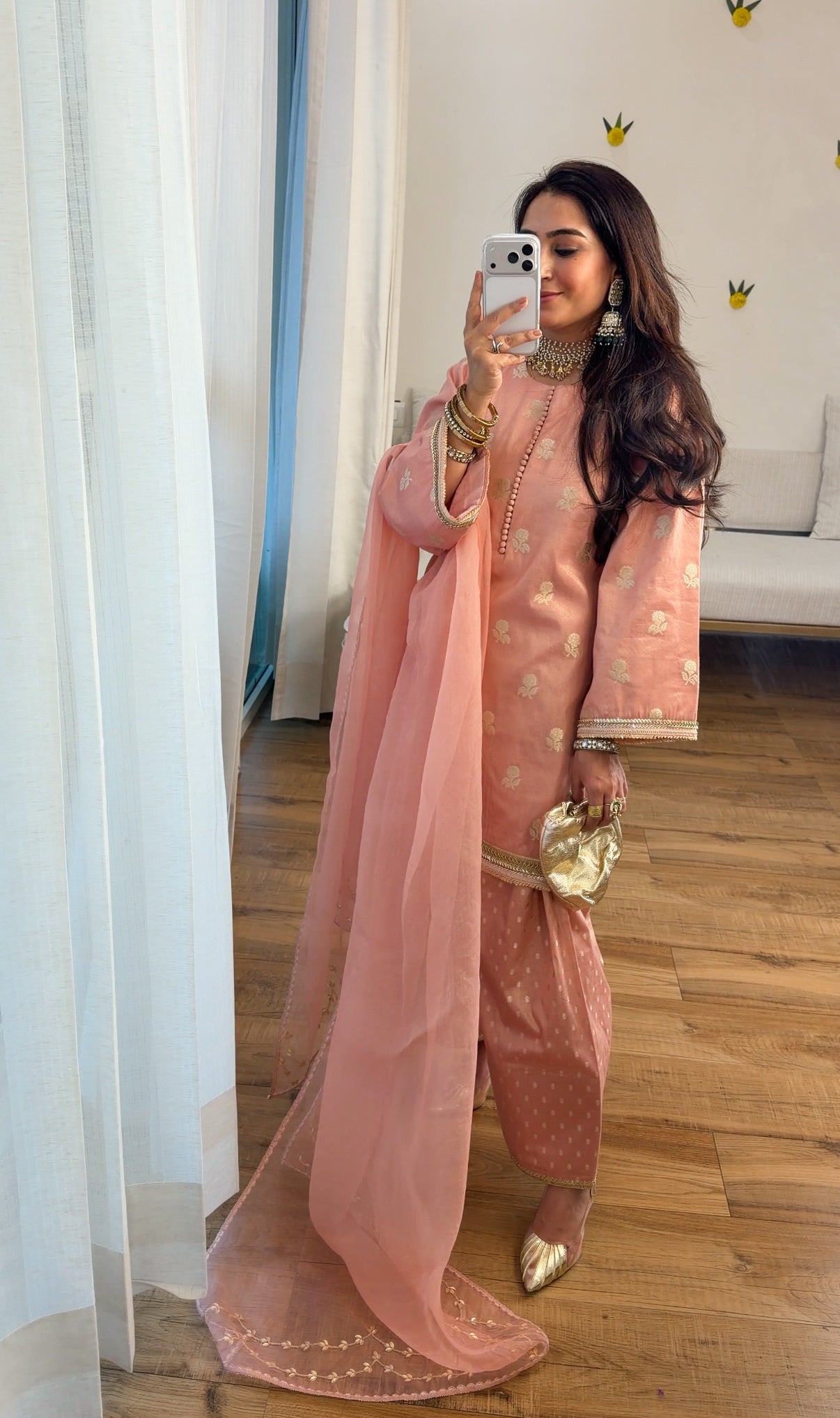 Banarasi tissue silk set