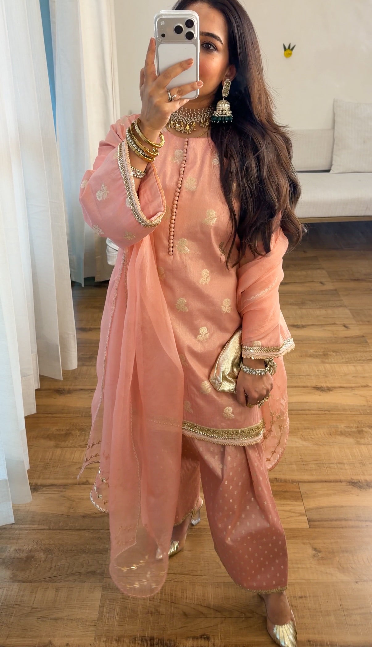 Banarasi tissue silk set