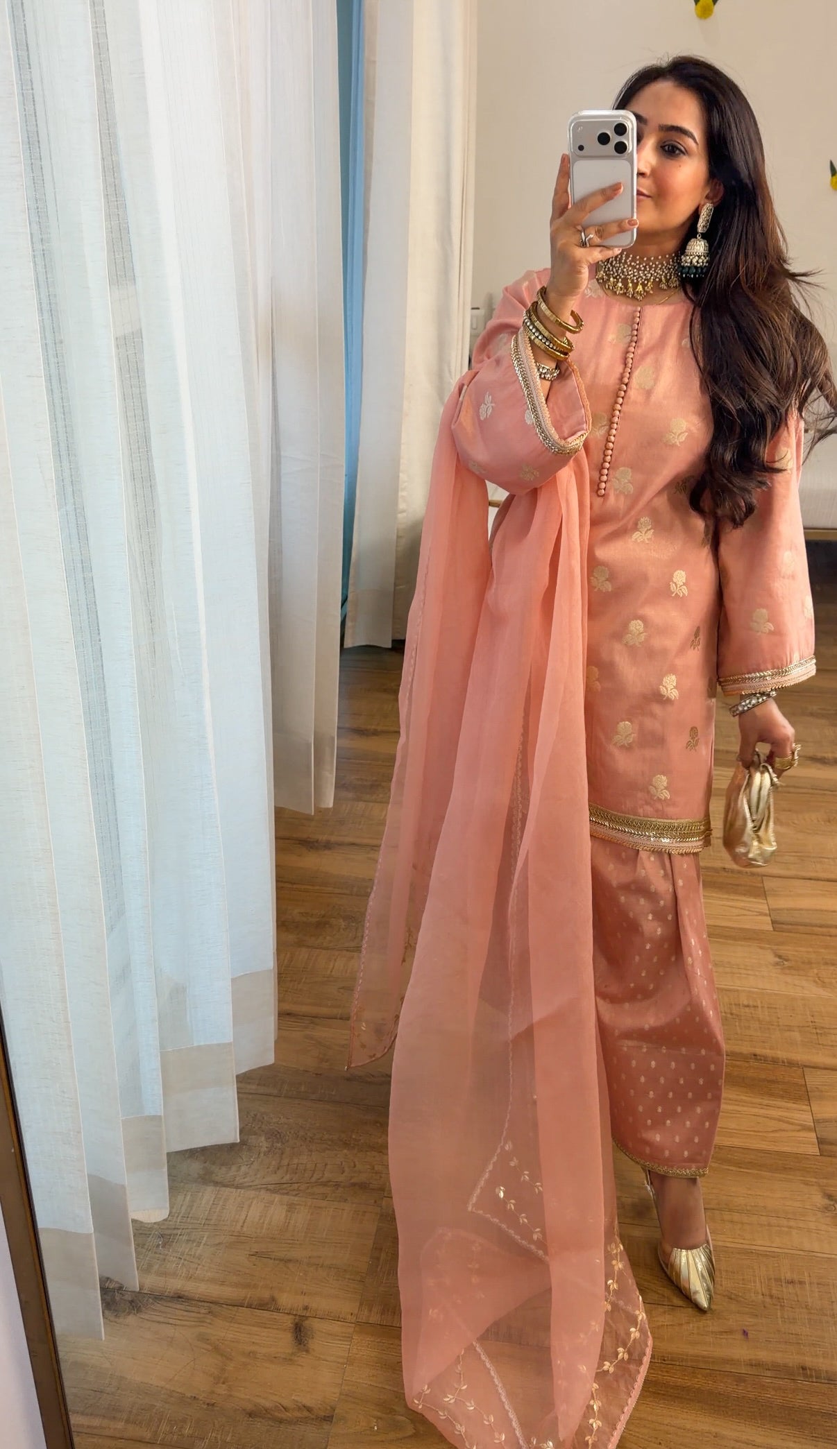 Banarasi tissue silk set