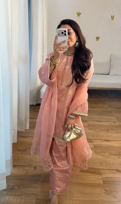 Banarasi tissue silk set
