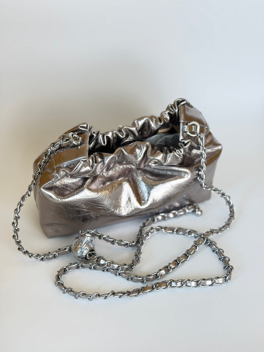 Silver Lush Chain Bag