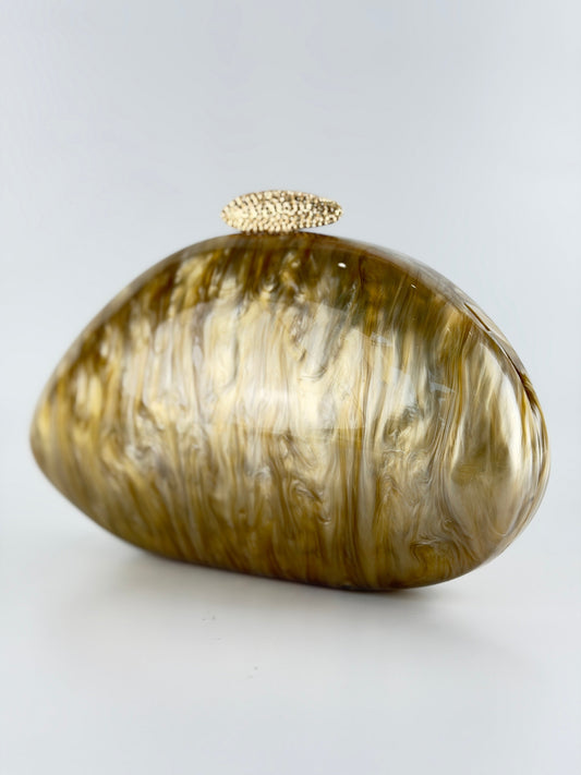 Honey Shell Minaudière