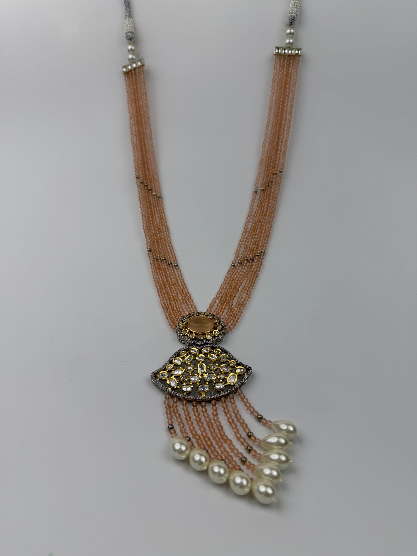 Amber Dewdrop Tassel Set