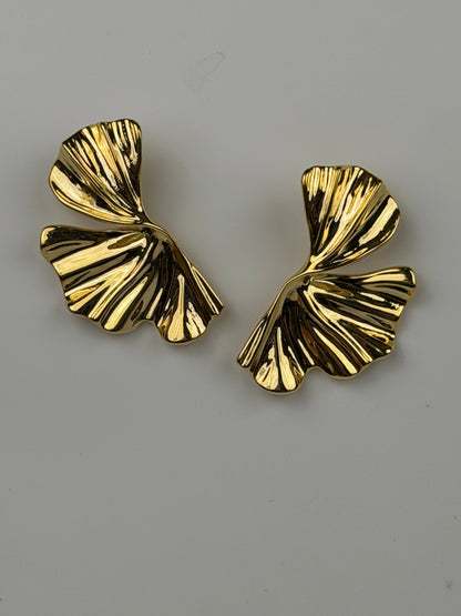 Ginkgo Petal Studs