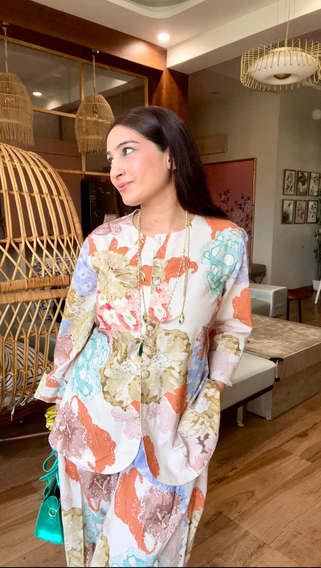 Printed Suit Set