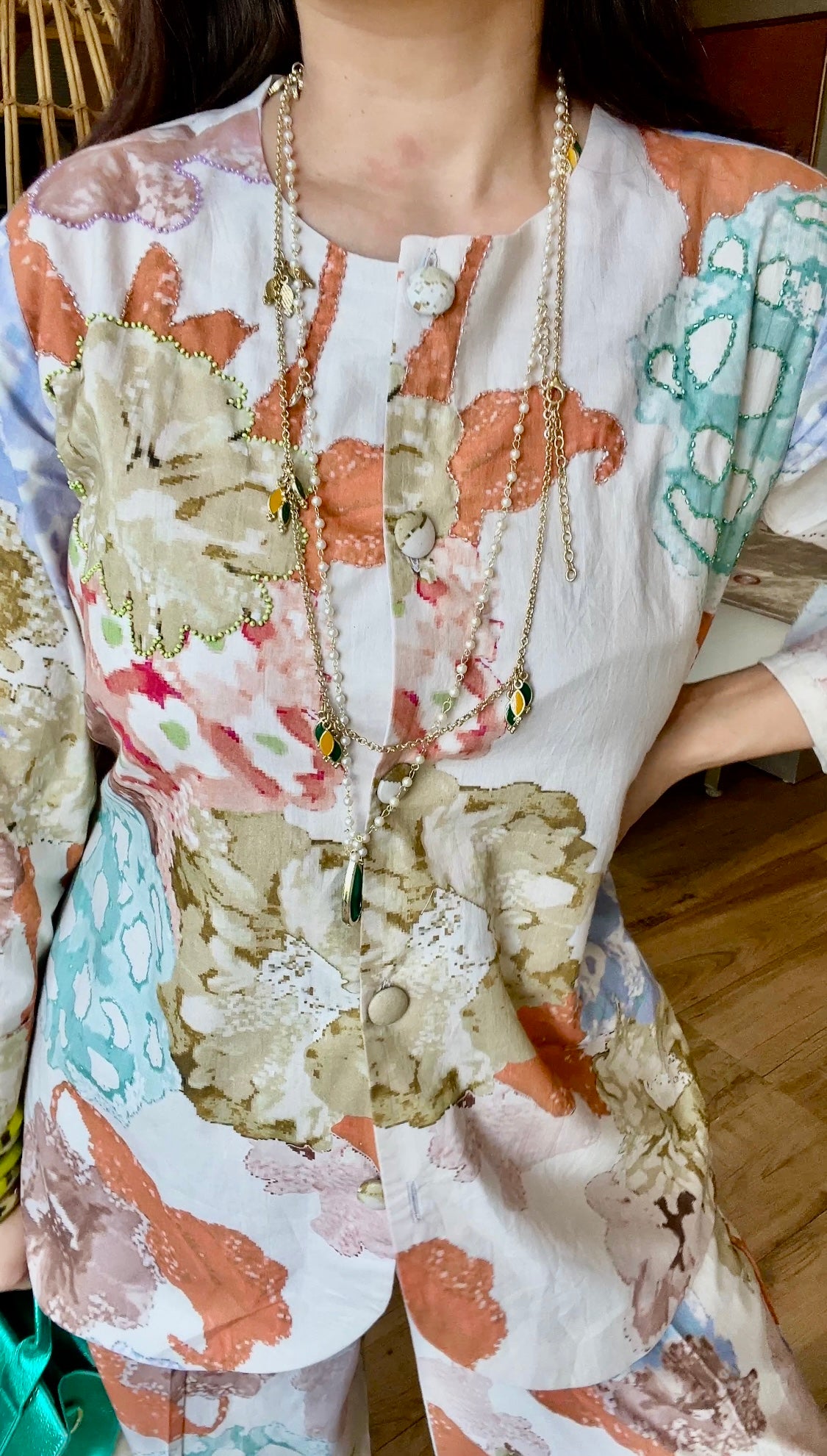 Printed Suit Set
