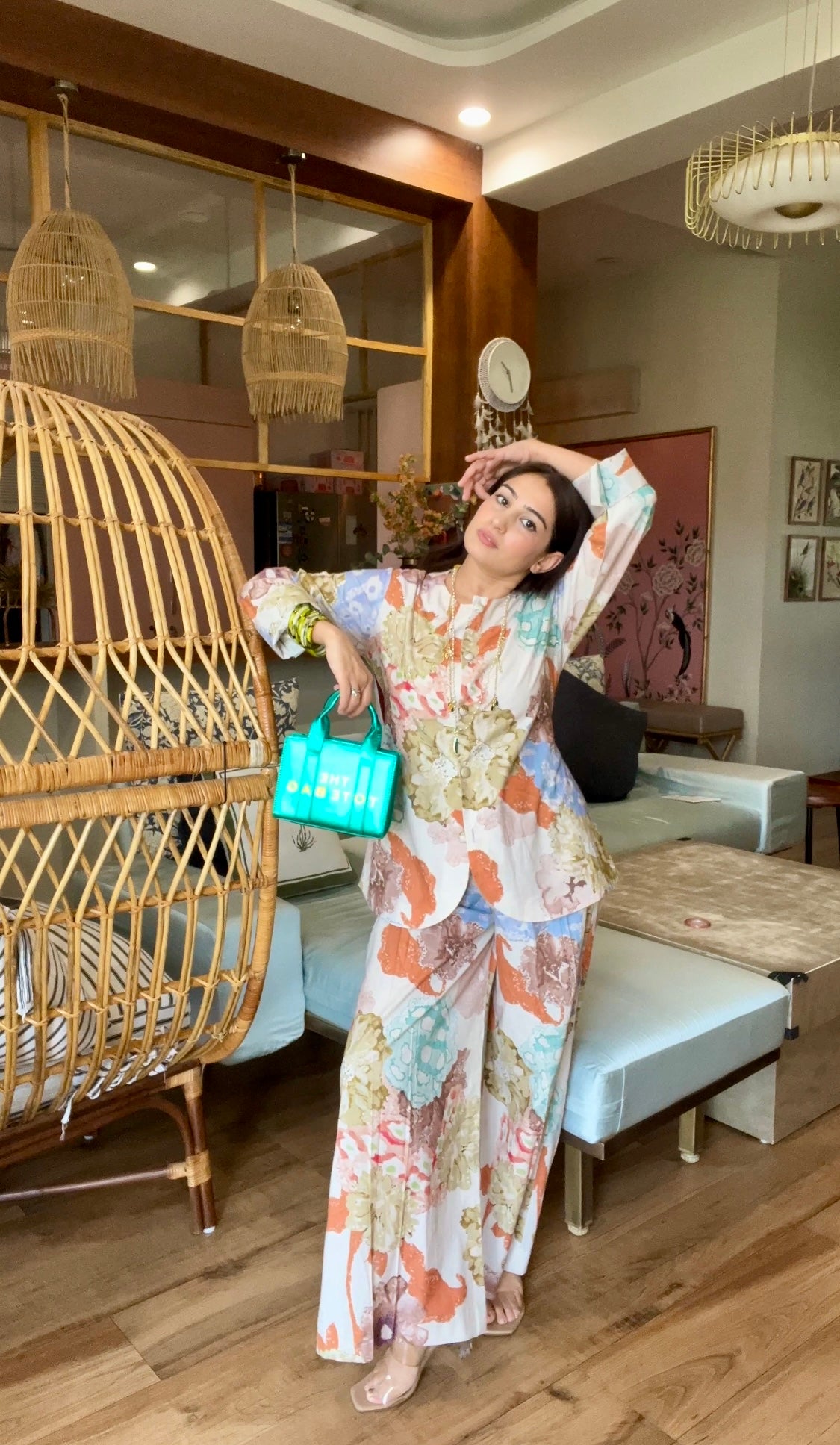 Printed Suit Set