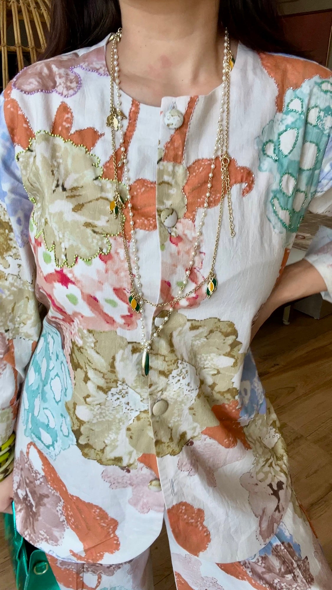 Printed Suit Set