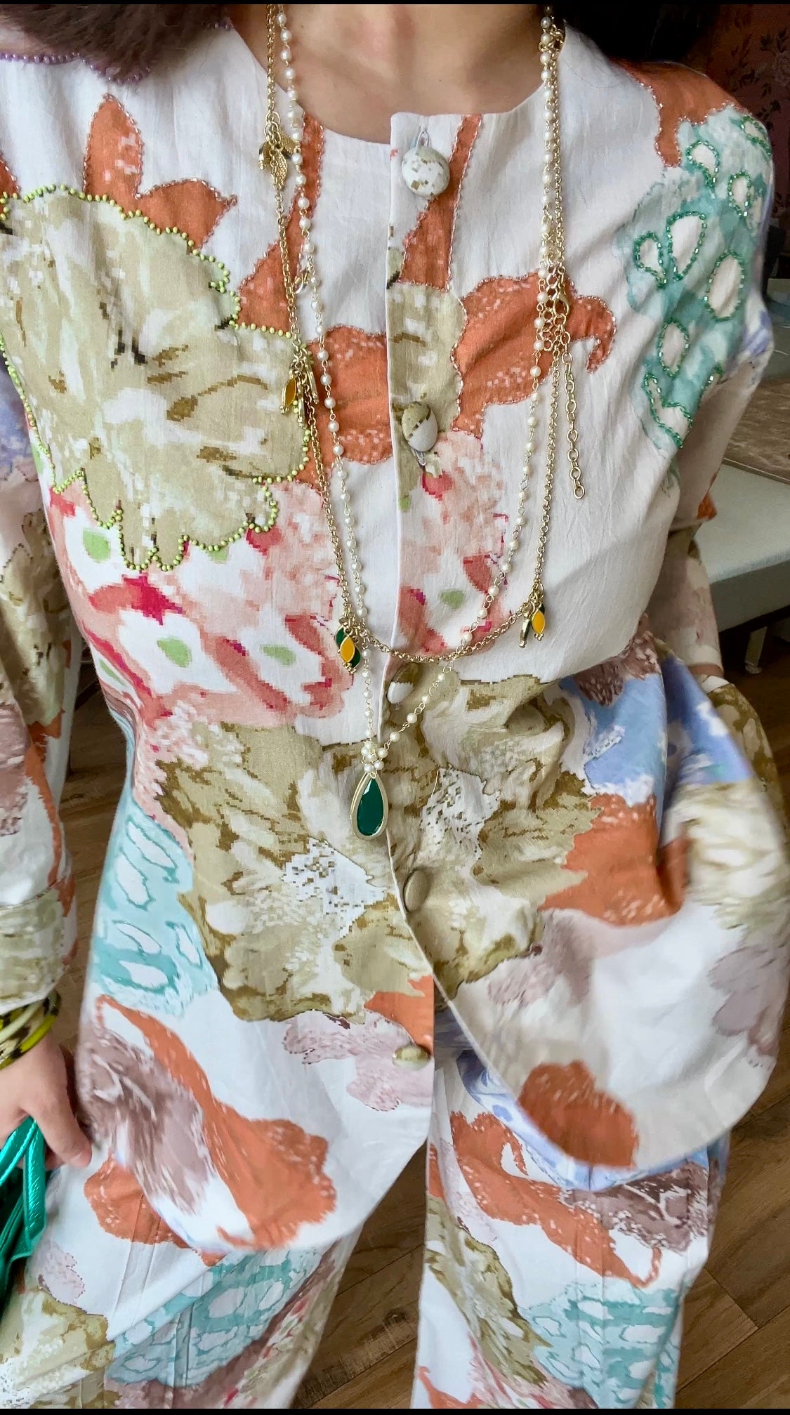 Printed Suit Set