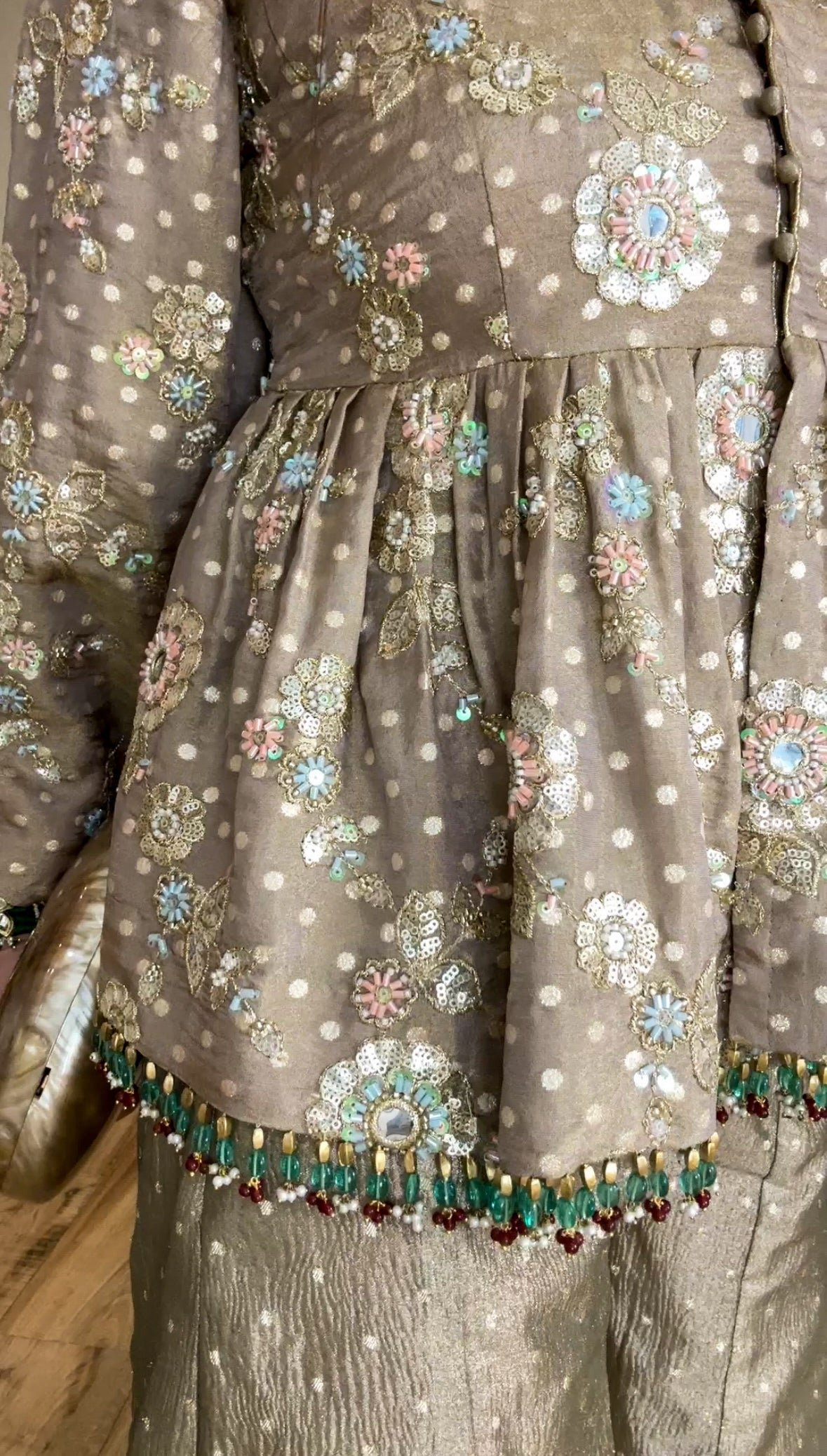Sitara Gold sharara set