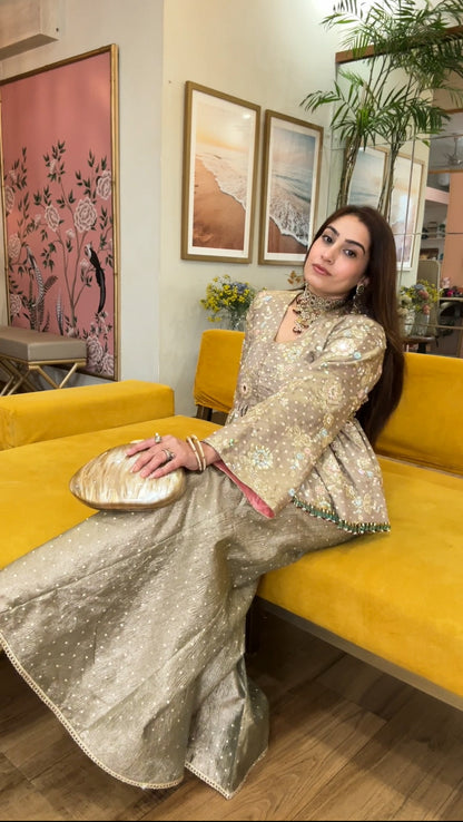 Sitara Gold sharara set