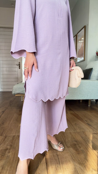 LILAC KURTA SET