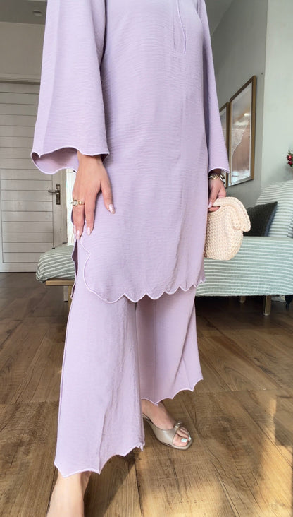 LILAC KURTA SET