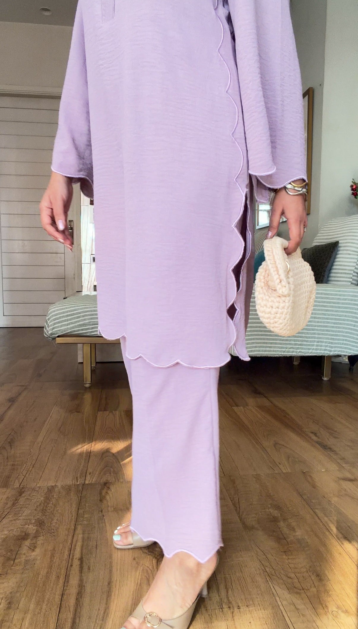 LILAC KURTA SET