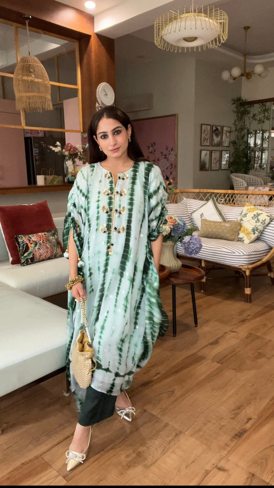 Tie Dye Kurta Set