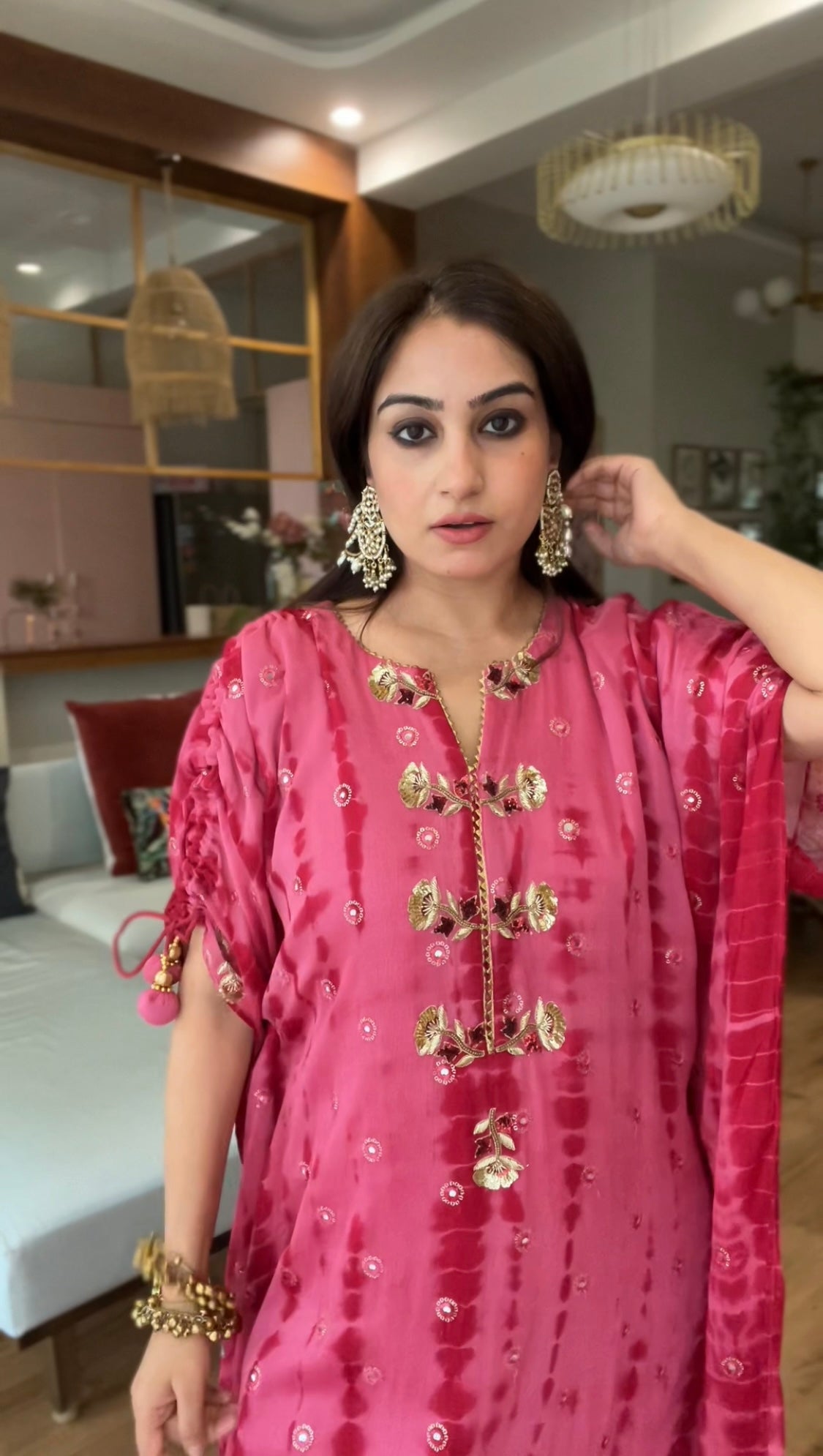 Tie Dye Kurta Set