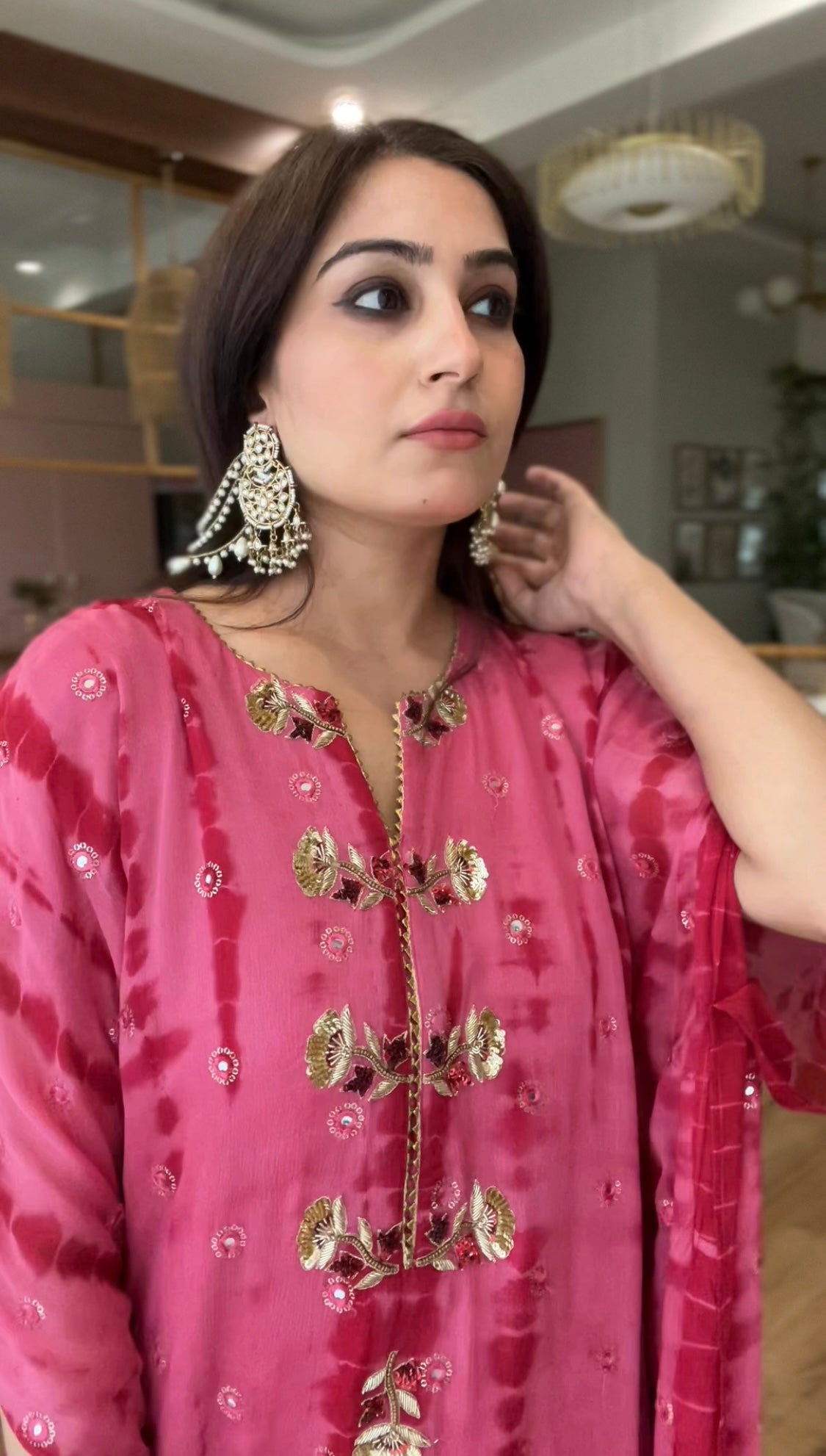 Tie Dye Kurta Set